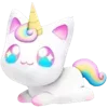 Sticker 🦄 cute pink ➜ @emoji1