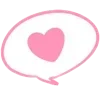 Sticker ❤️ cute pink ➜ @emoji1