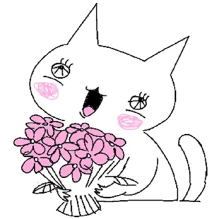 Telegram sticker 🌹 Кошки грызут бетон @keroharochka