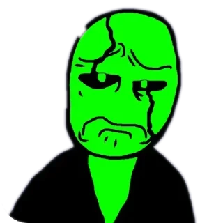 Video sticker 🟩 Гастер зелёный @under3days