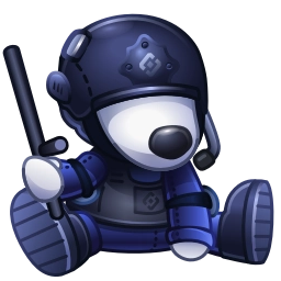 Telegram sticker ⚫️ Resistance Dog Crafted | @Gift_Alerts