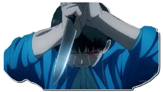 Telegram sticker 🔪 Tokyo Ghoul ~@AnimeLibrary_Stickers
