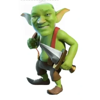 Телеграм стикер 😇 GOBLAN (GOBLIN AAN)