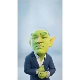 Телеграм стикер 😇 GOBLAN (GOBLIN AAN)
