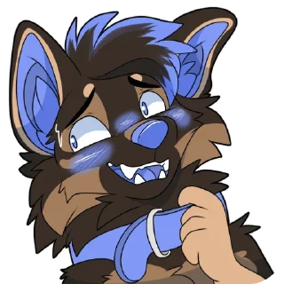 Telegram sticker 😳 Marlow's barks