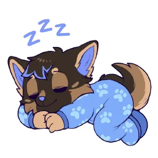 Telegram sticker 💤 Marlow's barks