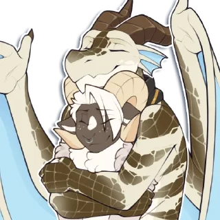 Telegram sticker 😊 Tukk The Dracthyr