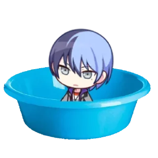 Telegram sticker 🩵 секай на дне такзика @meijinolife