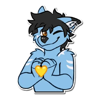 Telegram sticker ❤️ Sepfy Stickies by KeaveMind