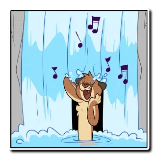 Video sticker 🚿 Mountain Lion