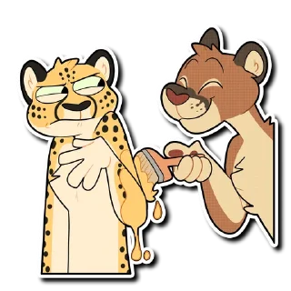 Telegram sticker 😈 Mountain Lion