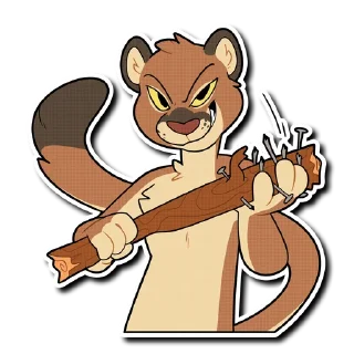 Telegram sticker 😈 Mountain Lion
