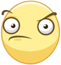 Telegram sticker 😟 smilies