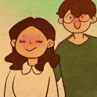 Video sticker 👫 ャ. Cute Couple ；@Unince .