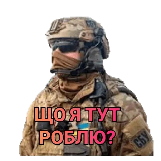 Телеграм стикер 🤔 ЗСУ