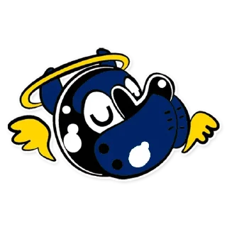 Telegram sticker 😇 BluePup By Emi