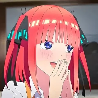 Телеграм стикер 😁 Нино @anime_stickerr
