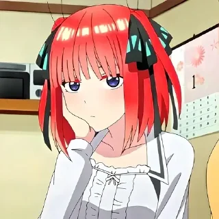 Телеграм стикер 😒 Нино @anime_stickerr