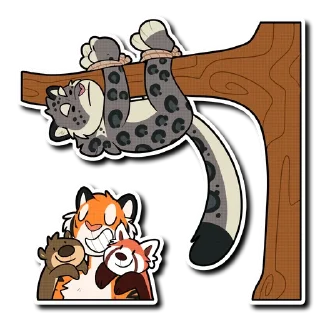 Video sticker 🌲 Tiger 2