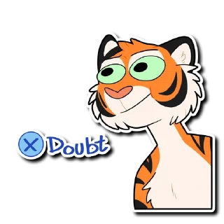 Telegram sticker 😐 Tiger 2