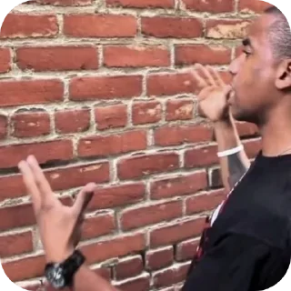 Telegram sticker ✋ подшар
