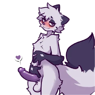 Telegram sticker 🍆 Dusty 💜: @Mewgle_Dust