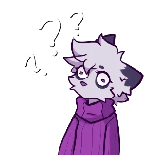 Video sticker ❓ Dusty 💜: @Mewgle_Dust