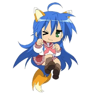 Telegram sticker 😼 Izumi Konata (@dasein0)
