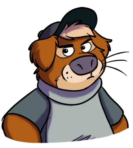 Telegram sticker 😠 мои чилл про фав мега муды🐻
