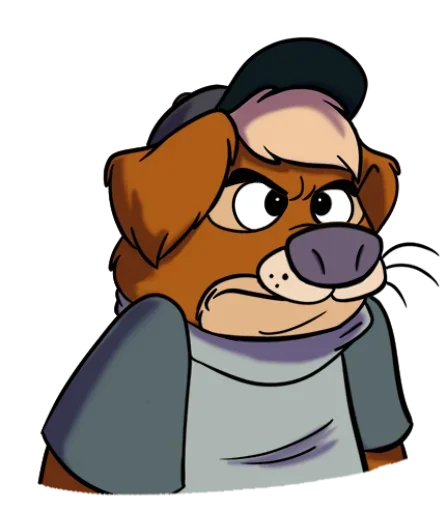Telegram sticker 😡 мои чилл про фав мега муды🐻