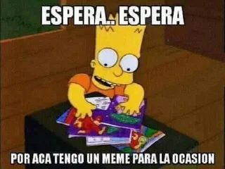 Telegram sticker 😎 Cucamonga! @SimpsonsGrupo