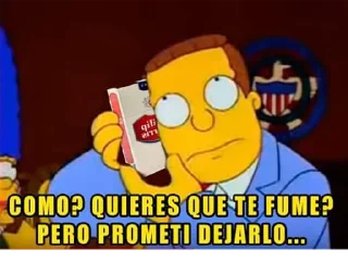 Telegram sticker 🚬 Cucamonga! @SimpsonsGrupo