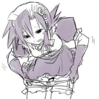 Telegram sticker 💪 Yakui the Maid