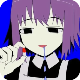 Telegram sticker 👄 Yakui the Maid