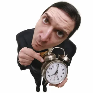 Телеграм стикер ⌛ @R860_3 رُقَيَّة's Honest reaction