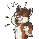 Телеграм стикер 😃 @RakanHowls by Revaivwra