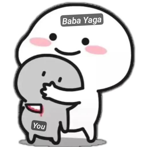 Телеграм стикер 🔪 Baba yaga sticker 🖕