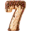 Sticker 🍧 Ice Cream Font ➜ @OrderEmoji