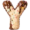 Sticker 🍧 Ice Cream Font ➜ @OrderEmoji