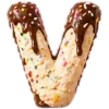 Sticker 🍧 Ice Cream Font ➜ @OrderEmoji