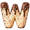 Sticker 🍧 Ice Cream Font ➜ @OrderEmoji