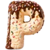Sticker 🍧 Ice Cream Font ➜ @OrderEmoji