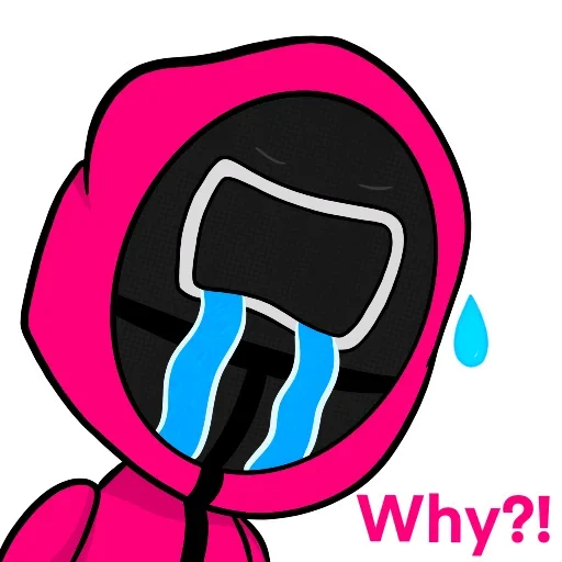 Telegram sticker 😭 Squid Game @stickersb2b