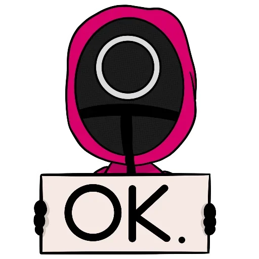 Telegram sticker 👌 Squid Game @stickersb2b