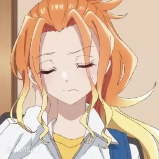 Телеграм стикер 🥰 - ᗷY @ahMshY 𓉮 . Mikadono Sanshimai wa Angai