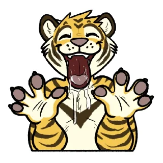Telegram stiker 👅 RyanBlackpaw
