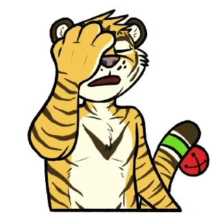 Telegram stiker 😑 RyanBlackpaw