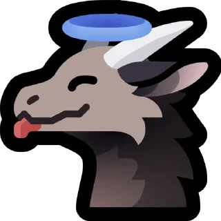 Telegram stiker 😇 drgn