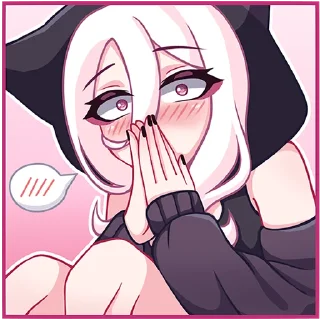 Sticker 😍 КатШи; больше стикеров:@wkwkwal