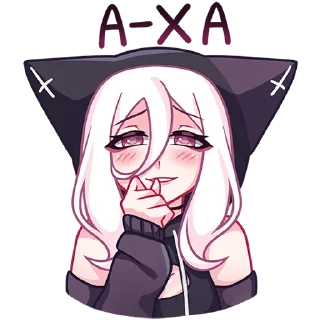 Telegram sticker ☺️ КатШи; больше стикеров:@wkwkwal